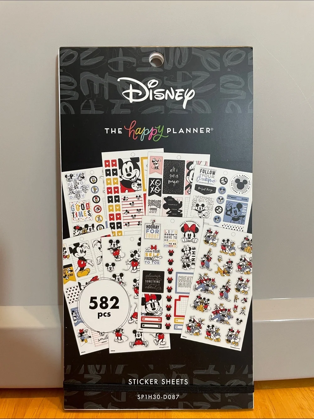 Happy Planner Set of 5 Mickey and Minnie Disney Planner Accessories Stickers